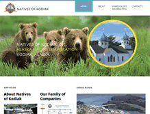 Tablet Screenshot of nativesofkodiak.com